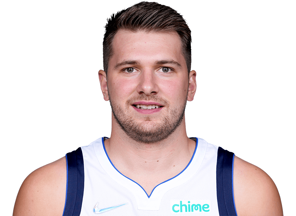 2021-2022 season headshot of basketball player Luka Doncic.